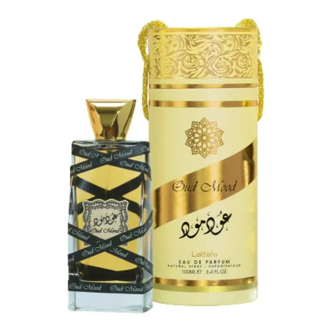 Lattafa Unisex Oud Mood EDP Perfume Natural Spray 100ML (3.4oz) -FREE  SHIPPING