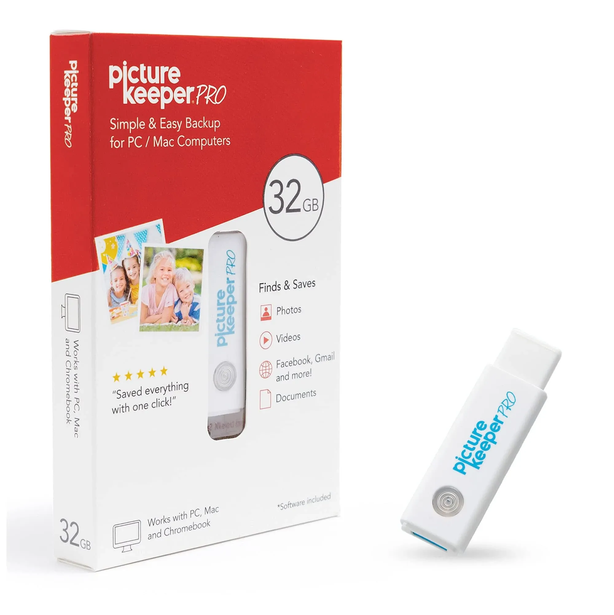 Picture Keeper PRO Smart Usb Professional Storage Flash Drive for Photos Videos Music and Docs More Than Just A Photo Ba