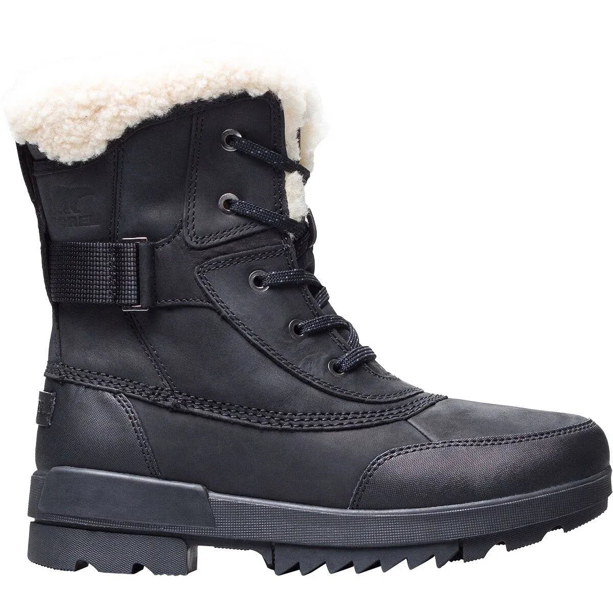 Tivoli Leather Shearling Snow Booties