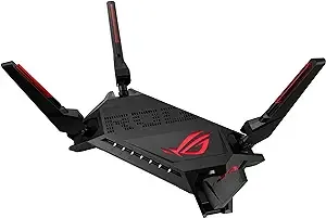 ASUS ROG Rapture GT-AX6000 EVA Edition Dual-Band WiFi 6 Gaming Router, Dual 2.5G WAN/LAN Ports, WAN Aggregation, Triple-Level Game Acceleration, AiMesh Compatible, Lifetime Internet Security