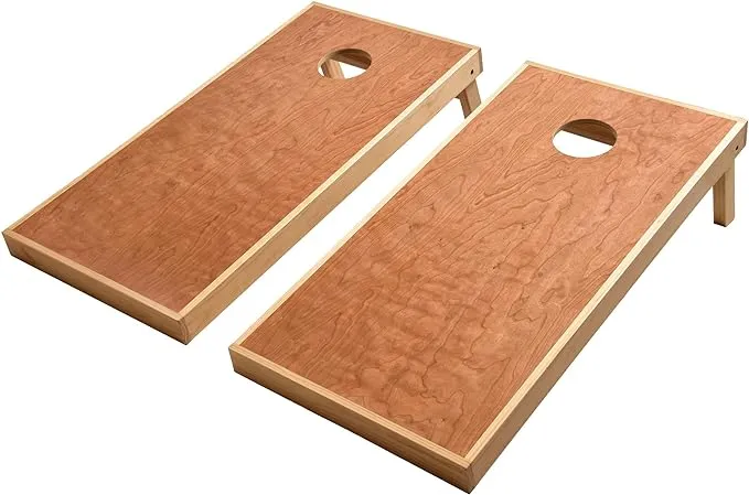 GoSports 4 ft x 2 ft Grade Cornhole Boards Set - Natural Wood Corn...