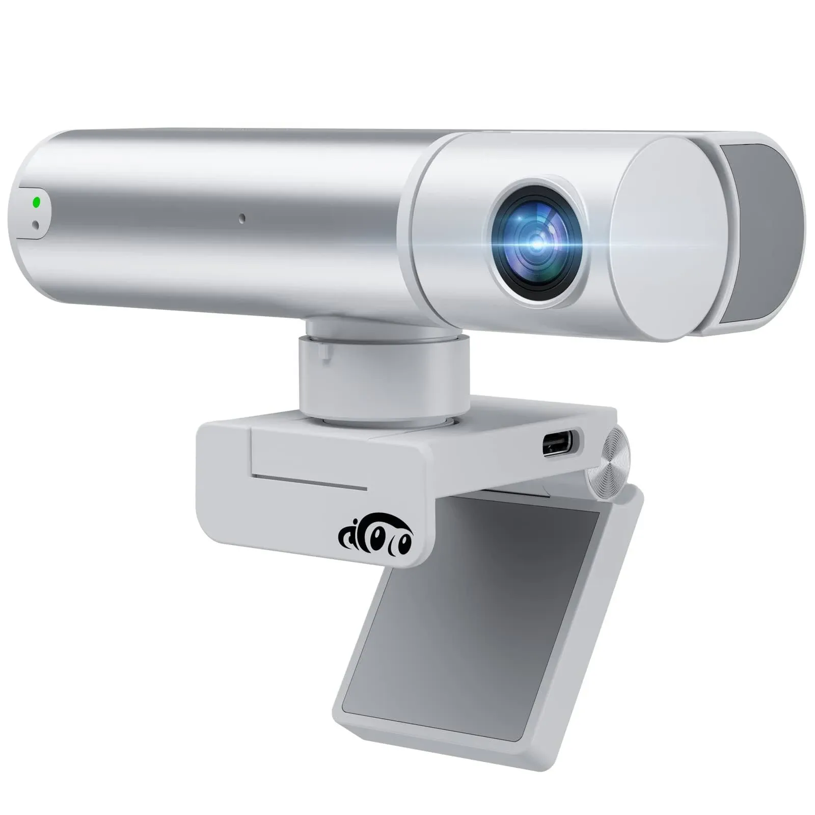 aicoco 2K Webcam, AI Tracking with Auto Framing, Gesture Control, Zoom Certified