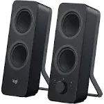 Logitech Z207 2.0 Channel Computer Speaker System with Bluetooth - Black