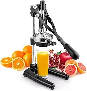 Heavy-Duty Manual Juice Press | Zulay Kitchen Large Gray Phd