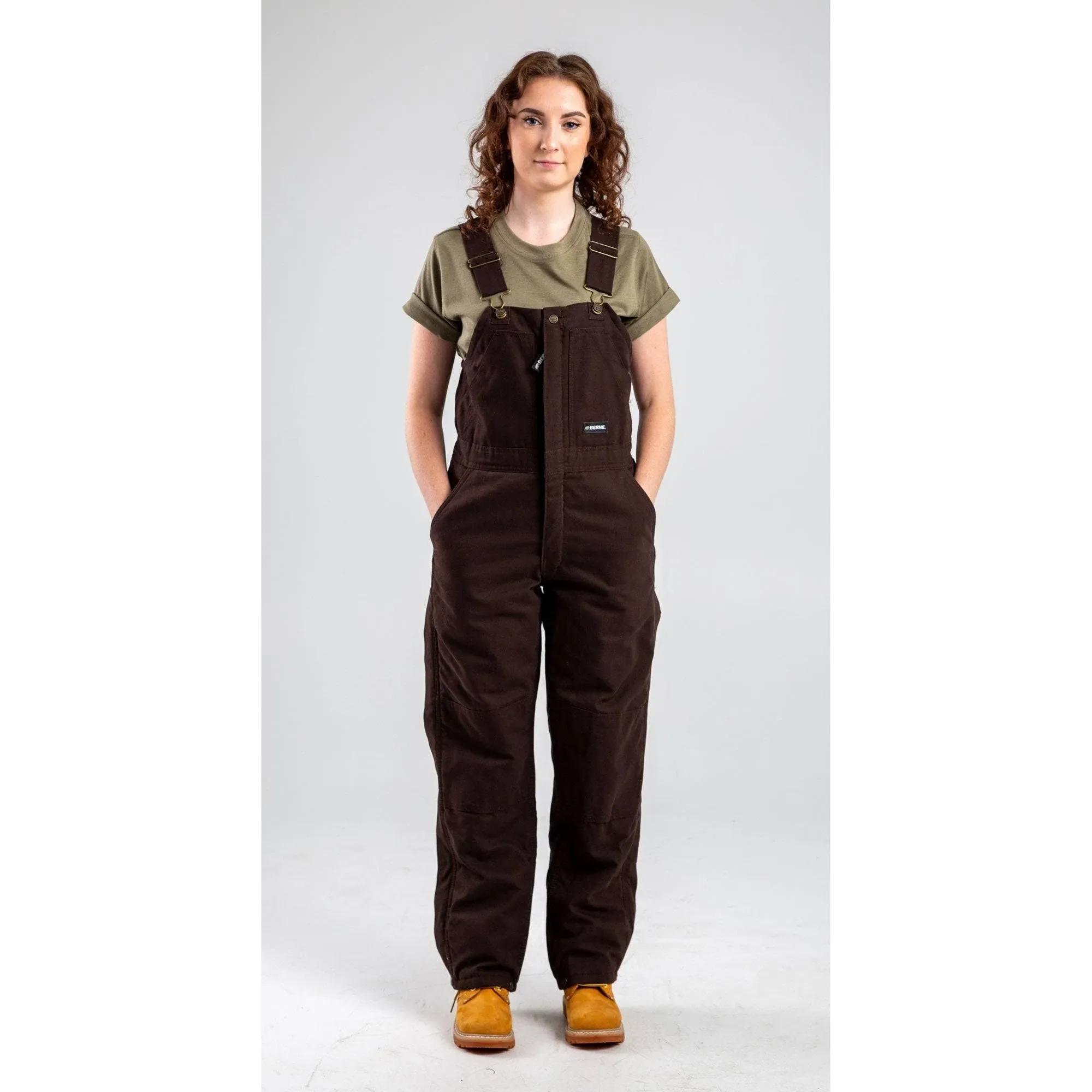 Berne Women's Softstone Duck Insulated Bib Overall