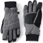 Lands' End Men's Squall Waterproof Gloves - Arctic Gray