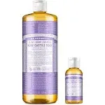 Body Soap | Lavender Scent, 32 oz Bottle & 2 oz Travel Size