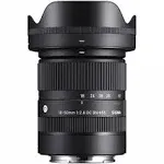 Sigma 18-50mm f/2.8 DC DN Contemporary Lens for Sony E - 10PC Accessory Bundle