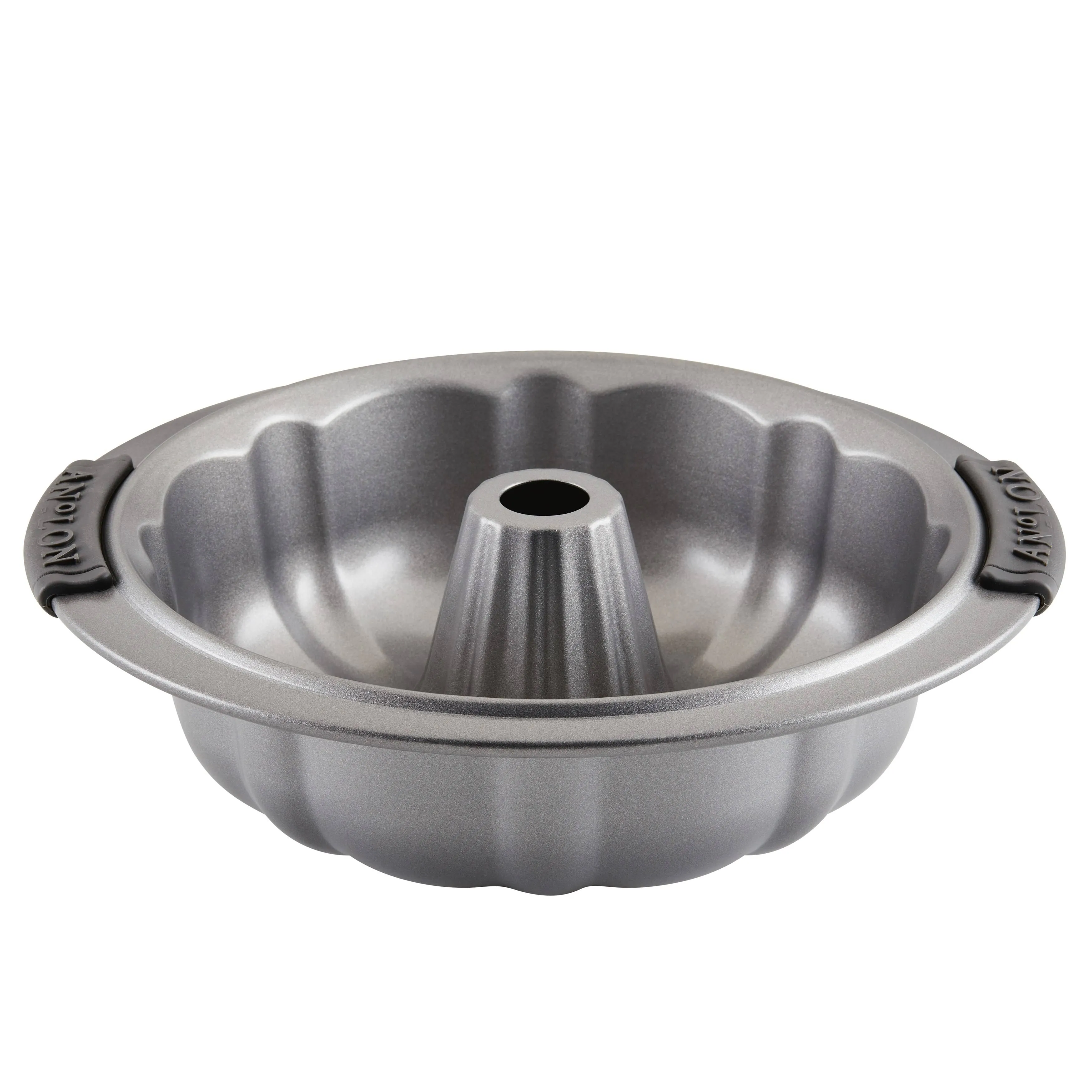  Advanced Bakeware Nonstick Fluted Mold Pan, 9.5-Inch, Gray