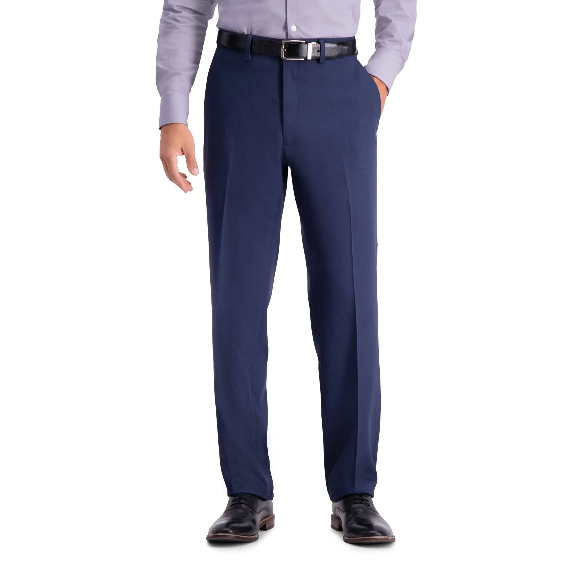 Haggar Men's Stretch Travel Performance Tailored Fit Suit Pants