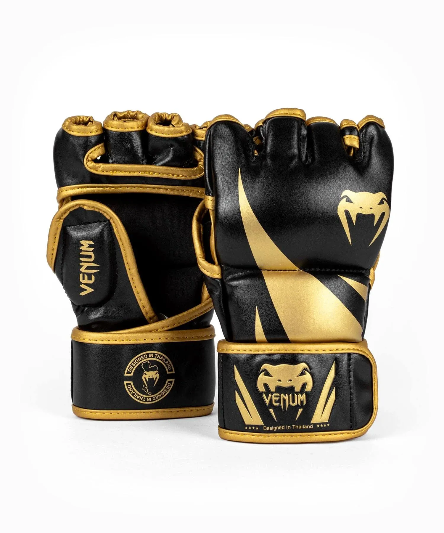 Venum Challenger 2.0 MMA Gloves - Black/Gold - M - Venum