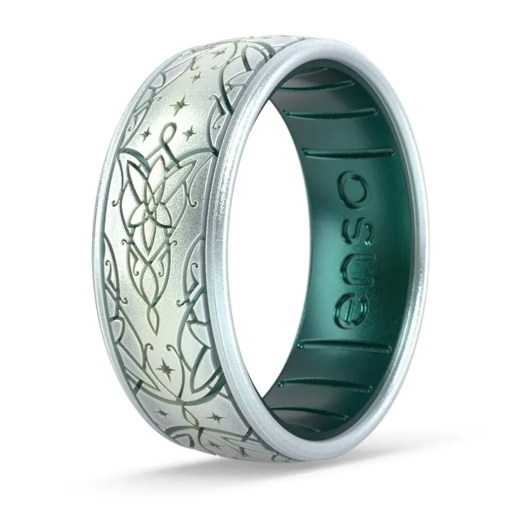 Enso Rings The Lord of The Rings Arwen's Evenstar Silicone Ring