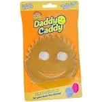 Scrub Daddy Daddy Caddy - Sponge Holder for Kitchen Sink - Sponge Caddy and Kitchen Organizer with Suction Cups - Self Draining & Dishwasher Safe (1 Count)