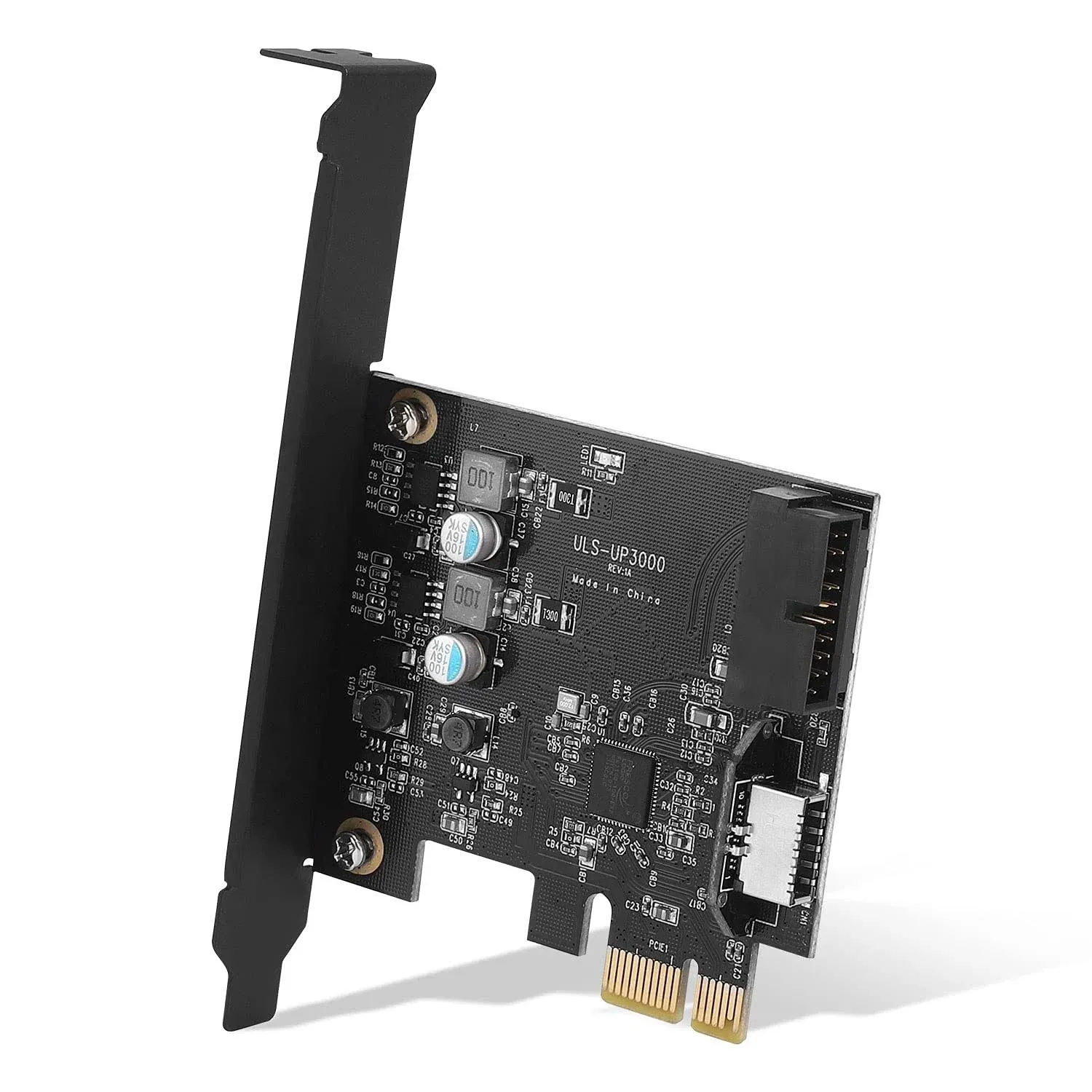 Sinefine PCIe X1 to 19Pin USB 3.0 Header Type E Card