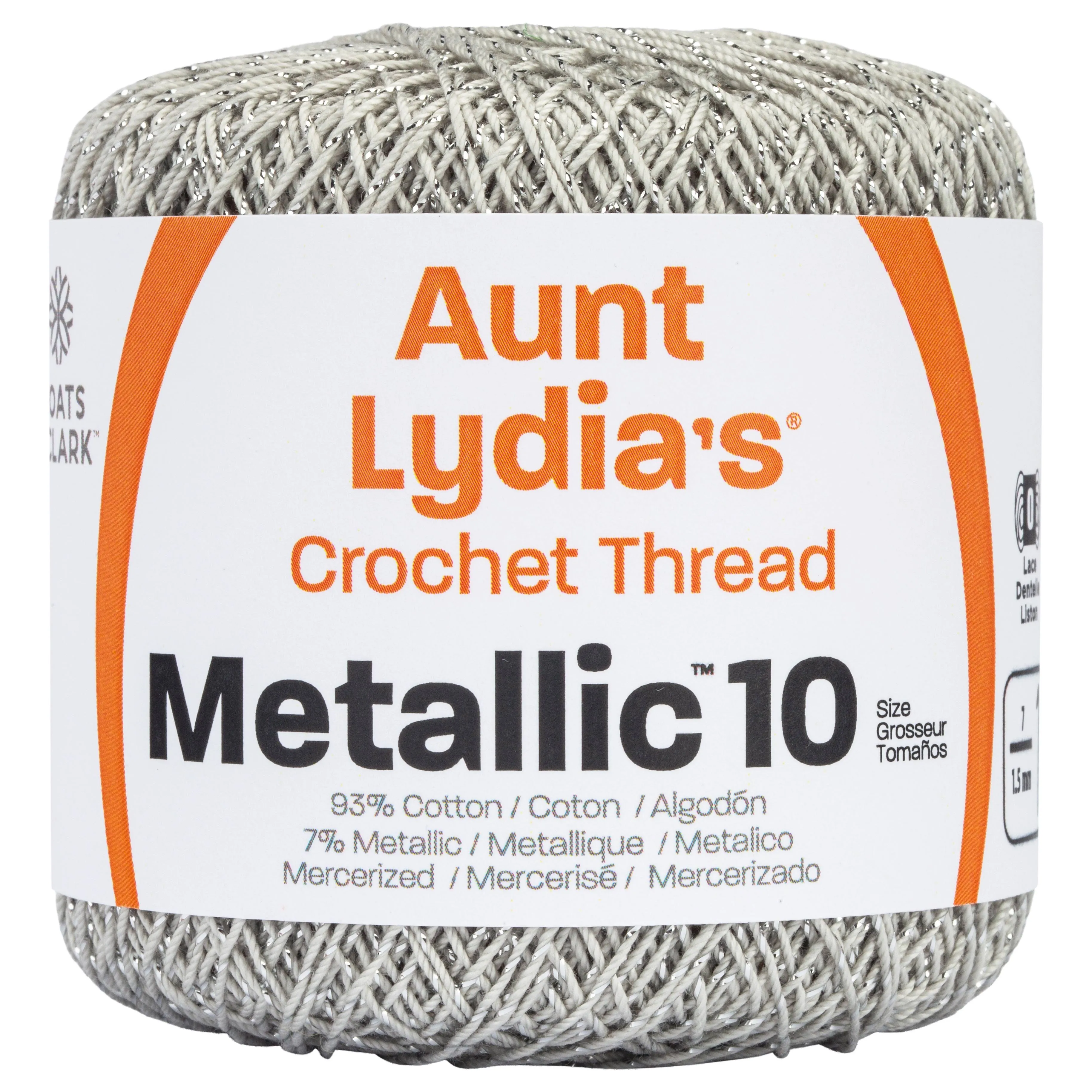 Aunt Lydia's Metallic Crochet Thread