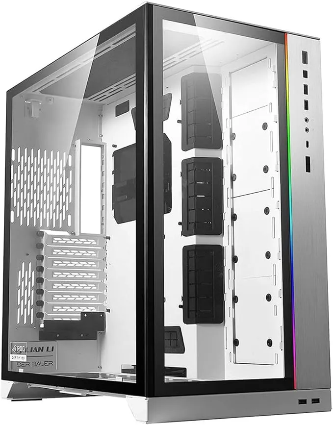 LIAN LI O11 Dynamic EVO XL O11DEXL White Aluminum / Steel / Tempered Glass ATX Mid Tower Computer Case ----- O11DEXL-W