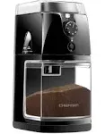 Club Chefman Electric Burr Coffee Grinder Model # RJ44,Black 17 Grind Settings 