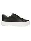 Women's Benfield Leather Platform Sneakers In Black