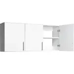 Prepac Elite 3-Door Wall Cabinet, White