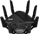 Asus-Roteador sem fio, RT-BE96U, BE19000 Triband Wi Fi 7, Suporta portas 10G ...