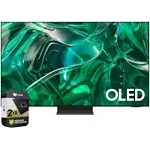 Samsung Qn65s95cafxza 65 inch HDR Quantum Dot OLED Smart TV 2023 Bundle with 2 Yr CPS Enhanced Protection Pack