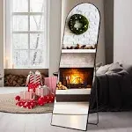 Sweetcrispy Arched Full Length Mirror 59&#034;x16&#034; Full Body Floor Mirror g