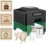 Comgrow Laser Engraving Machine for Dog Tag Metal Wood Silicone,Porta<wbr/>ble Desktop