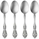 Oneida Michelangelo Fine Flatware Teaspoons, Set of 4