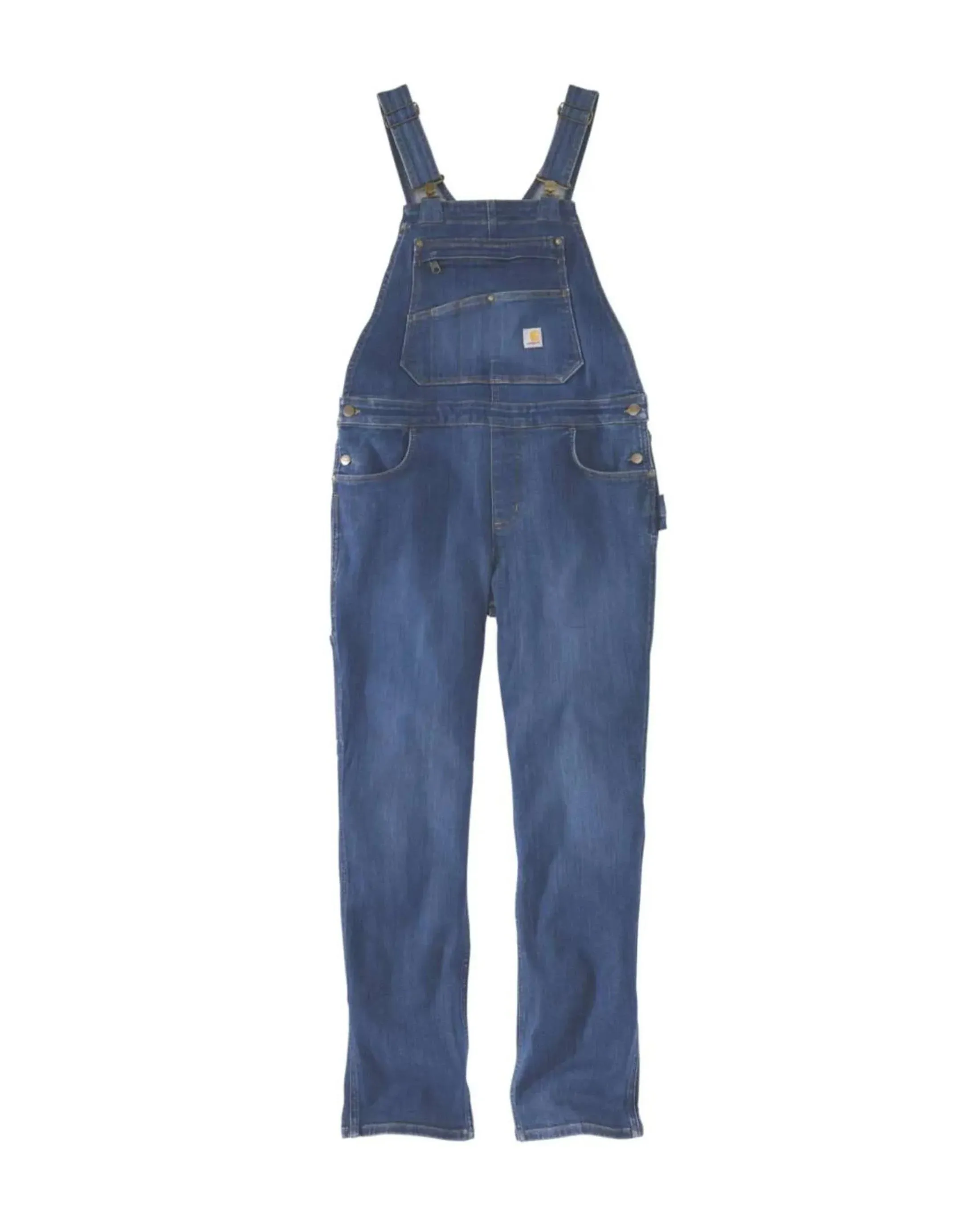 Carhartt Women's Rugged Flex Relaxed Fit Denim Bib Overall