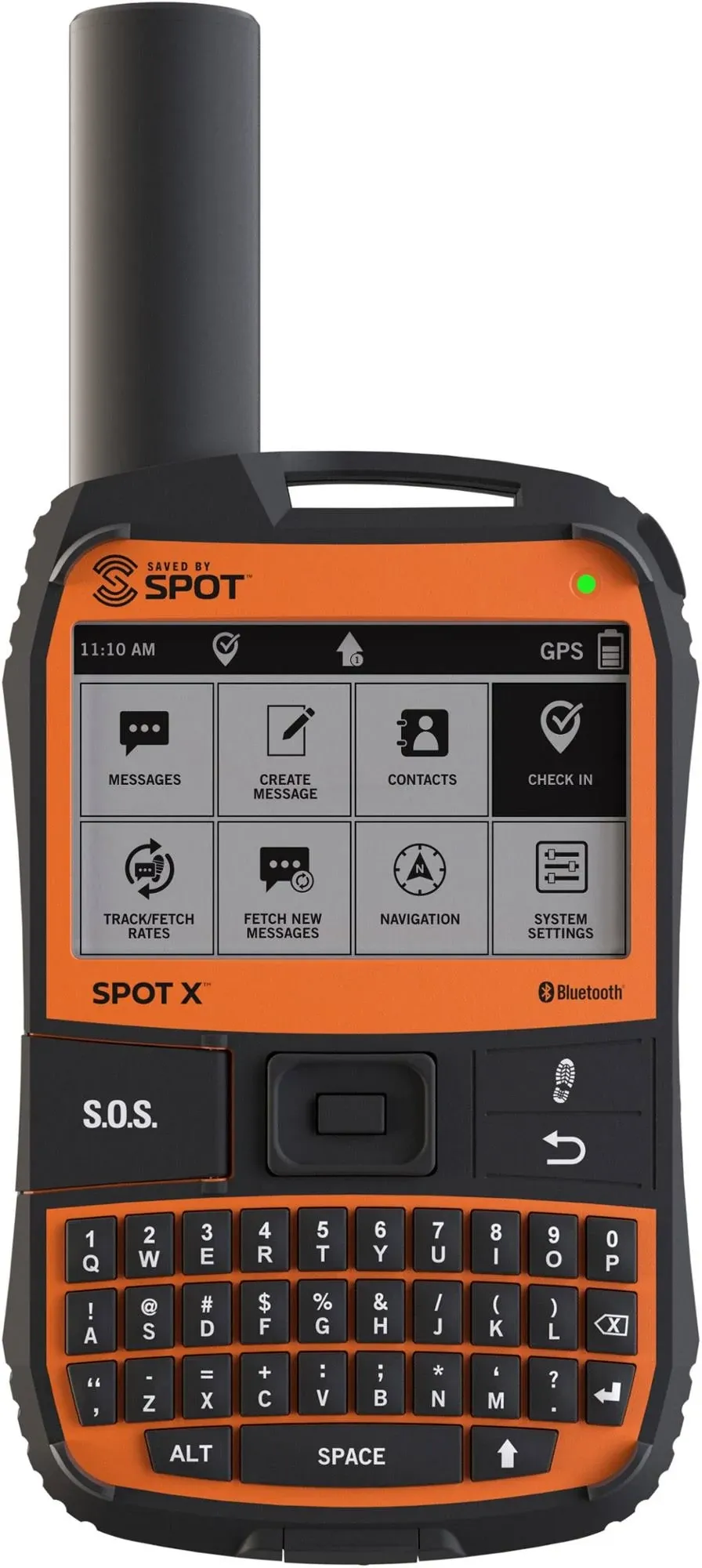 Spot x 2-Way Bluetooth Satellite Messenger - Black/Orange