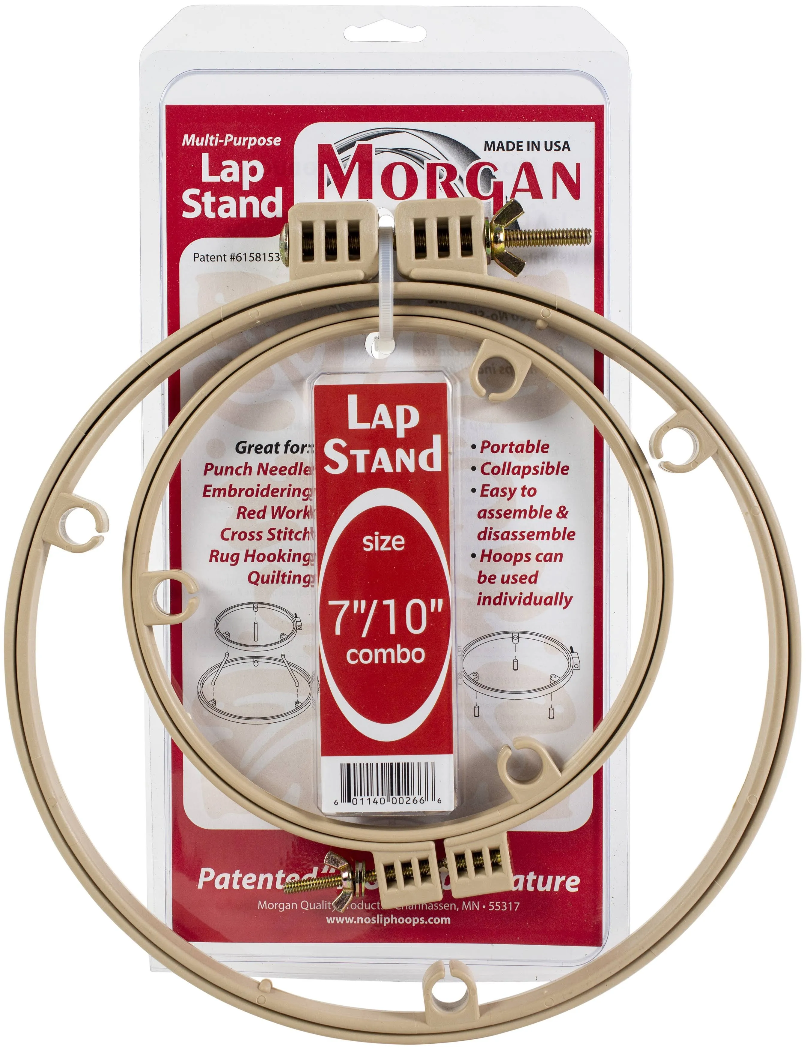 Morgan Products Lap Stand Combo 7&#034; And 9&#034; Hoops