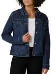 Riders by Lee Indigo Women&#039;s Denim Jacket, Drenched-Dark Blue, X-Large