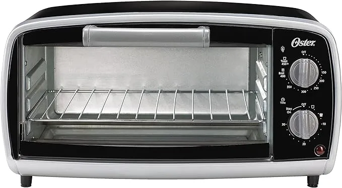 Oster Toaster Oven, 4 Slice, Black (TSSTTVVG01)