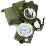 Compass,  Compass Hiking Survival Compass Military Grade Waterproof Army Green