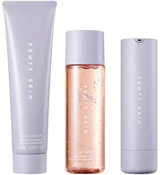 Fenty Skin Full-Size Start'r Set Includes Full Sized Total Cleans'r Fat Water and Hydra VIZOR