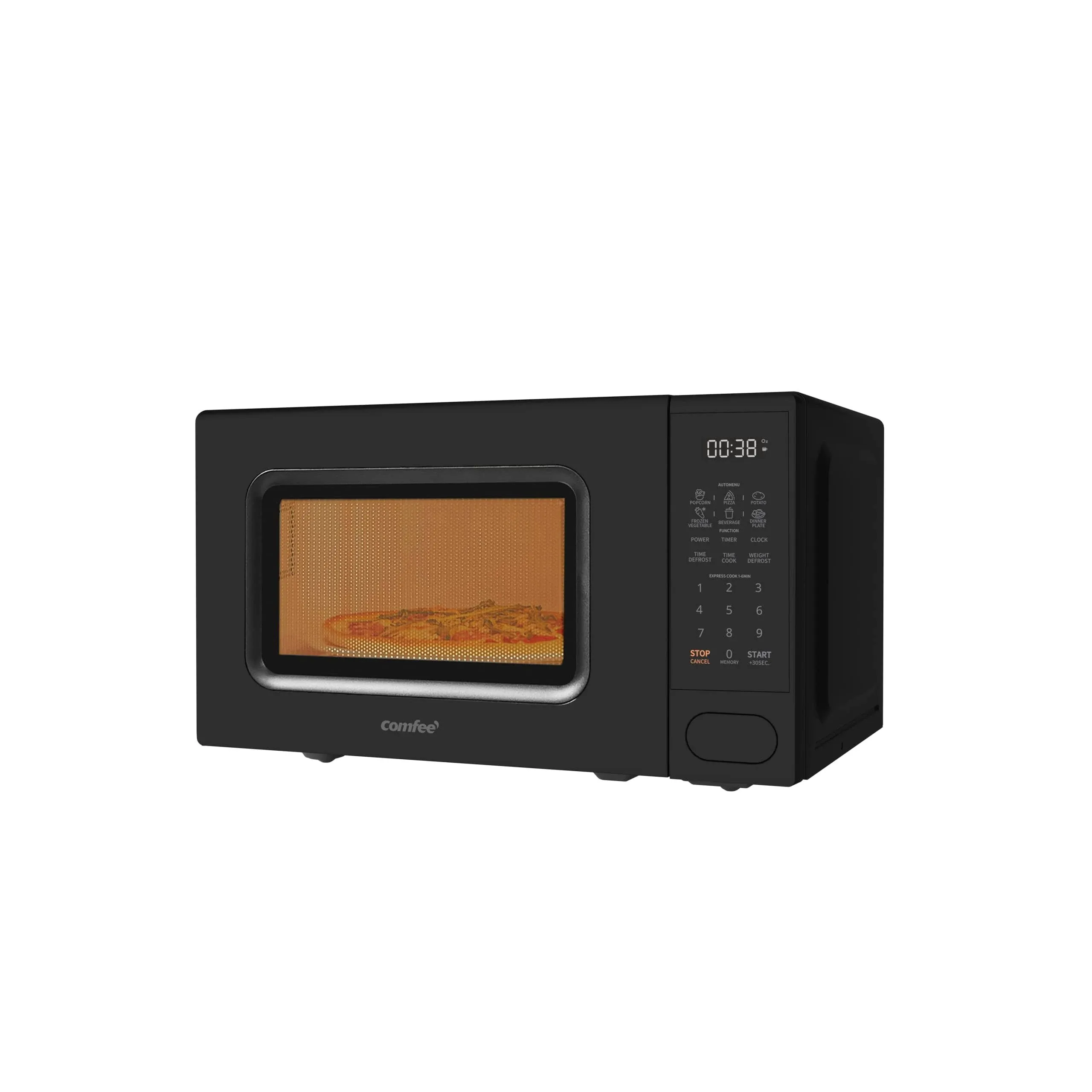 COMFEE CMO-C20M1WB Retro Microwave with 11 power levels, Fast Multi-stage Coo...