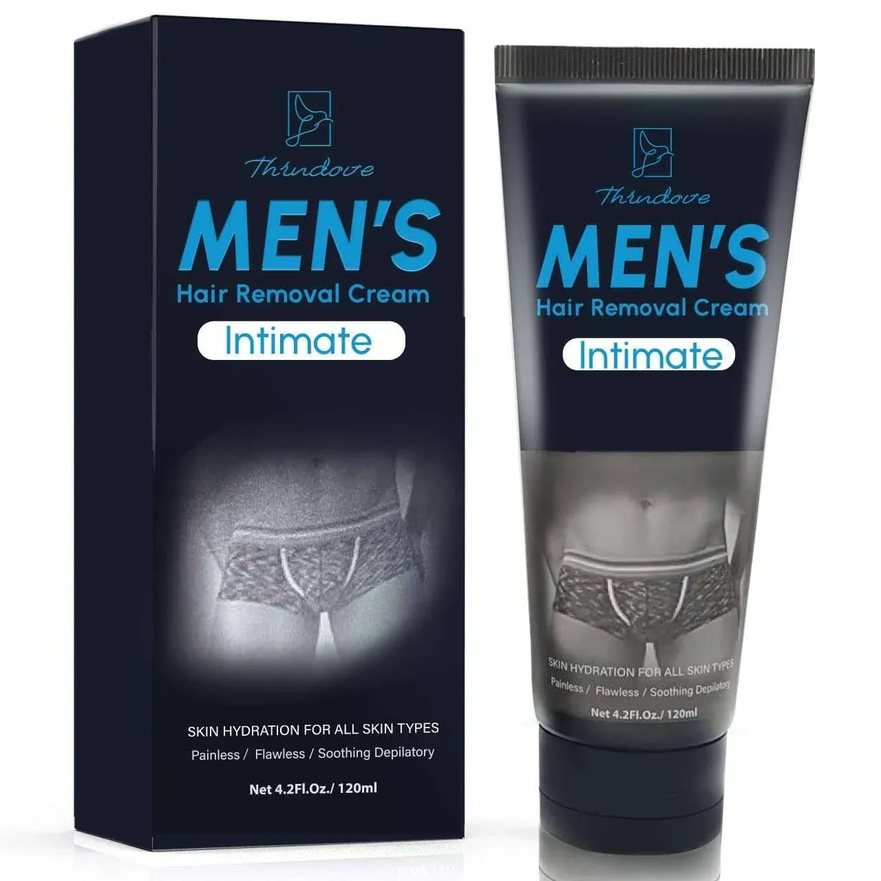 Intimate/private Hair Removal Cream For Men - For Unwanted Male Hair