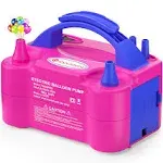 Iguohao IDAODAN Portable Dual Nozzle Electric Balloon Blower Pump/Electric Balloon Inflator