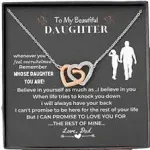 To My Soulmate Necklace, Fiance Necklace, Valentine Day Gift , Gift For Soulmate