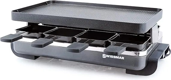 Swissmar 8 Person Black Classic Raclette Grill