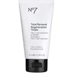 No7 Total Renewal Face Scrub - Microdermabrasion Exfoliating Face Wash & Dark Spot Corrector for Sensitive Skin - Helps to Reduce the Appearance of Fine Lines & Even Skin Tone (2.5 Oz)