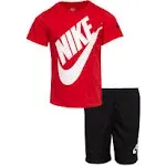 Nike Boys' Boys 4-7 Futura Shorts Set - Red/Black - 6