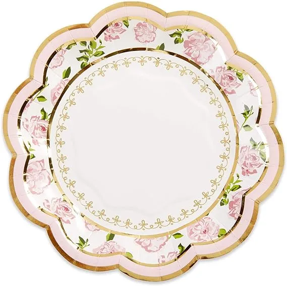 Kate Aspen Tea Time Whimsy Premium Paper Plates