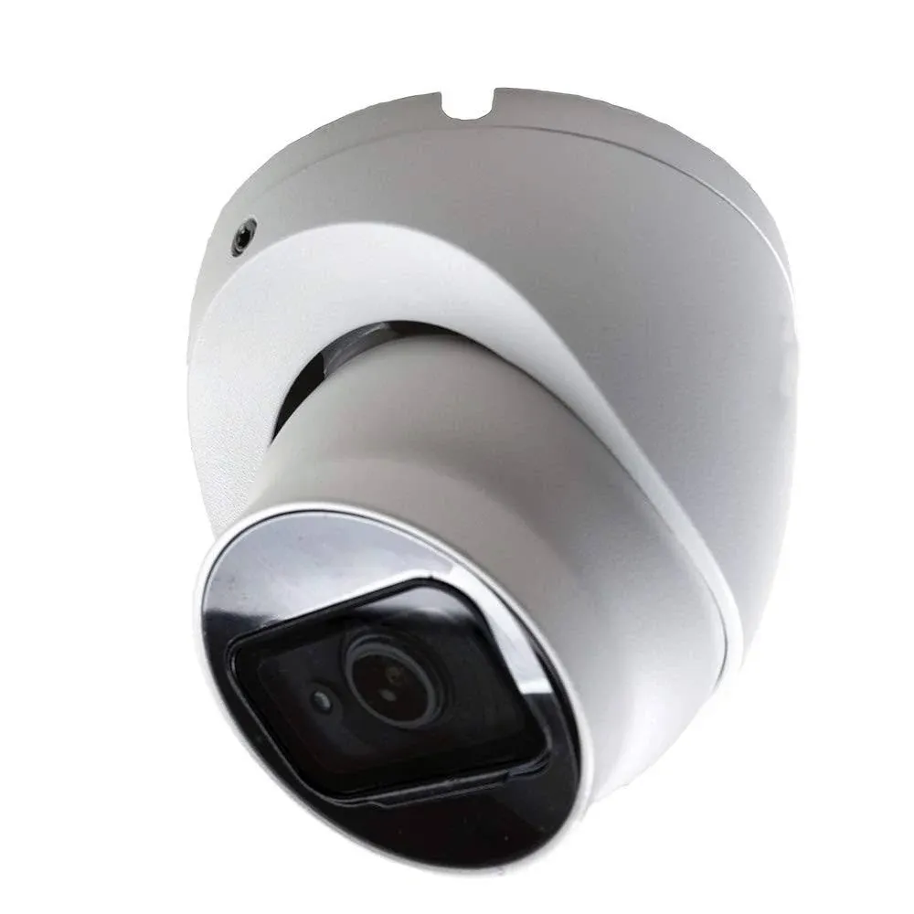 R-Tech 5MP 4-in-1 AHD/CVI/TVI/Analog Outdoor/Indoor Turret Dome Camera with Matrix IR Night Vision - 2.8mm Fixed Lens - White (Require 5MP or Higher