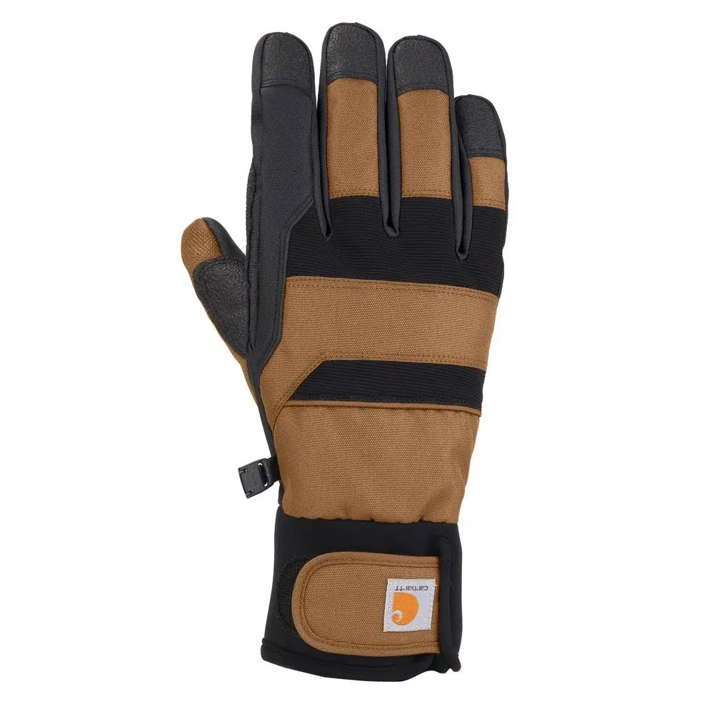 Carhartt Mens A729 Flexer Glove - Black/Brown Small