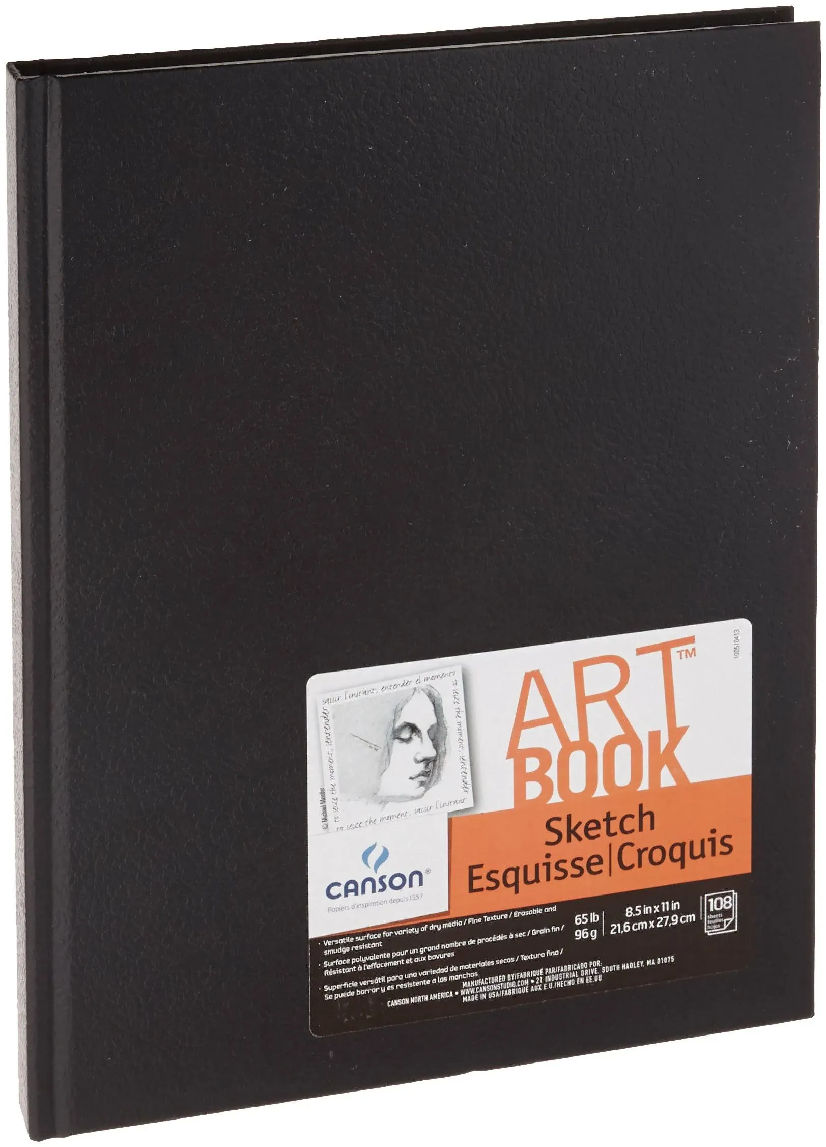 Canson Basic Sketch Book 8.5" x 11", 108 Sheets