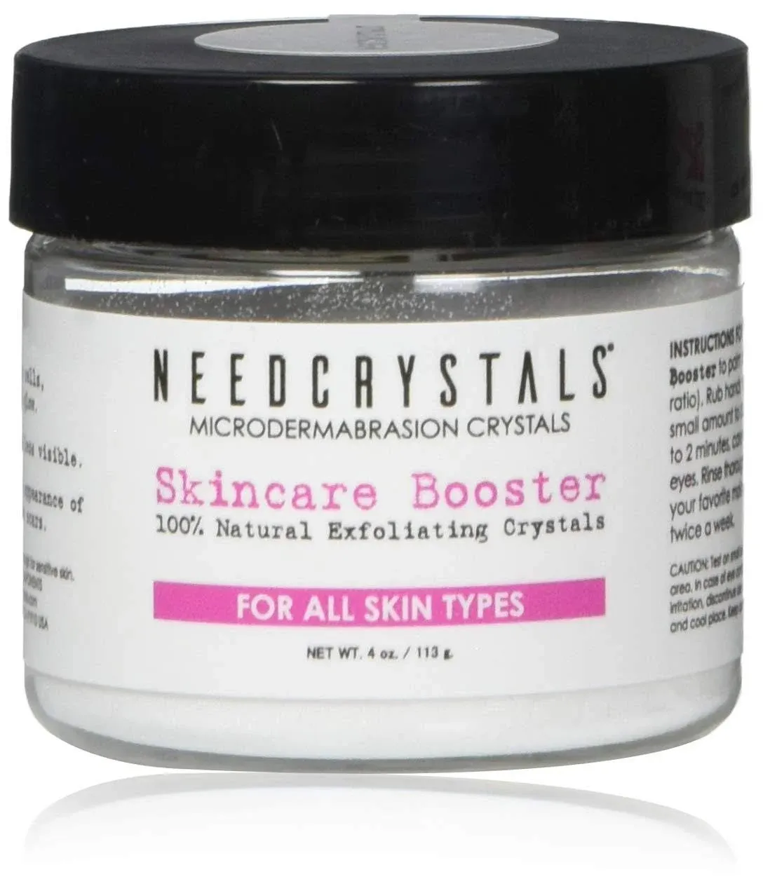 NeedCrystals Microdermabrasion Crystals 4 oz 113 Gr DIY Facial Scrub Natural Face ...