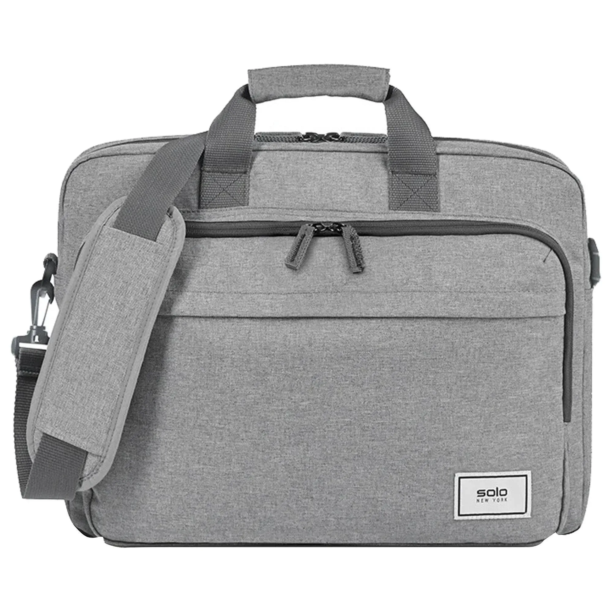 Solo New York Re New Laptop Briefcase, Gray, Laptop Tote