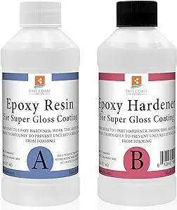 East Coast Resin Epoxy 1 gal Kit for Super Gloss Coating and Table Tops