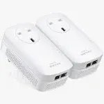 TP-Link AV2000 2-Port Gigabit Passthrough Powerline Starter Kit (TL-PA9020P)